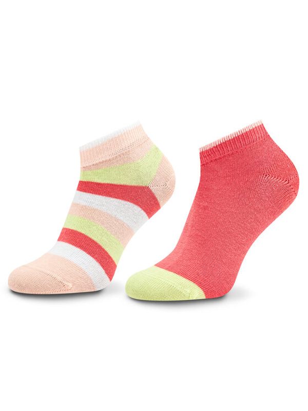 Tommy Hilfiger Tommy Hilfiger Комплект 2 чифта къси чорапи детски 354010001 Розов