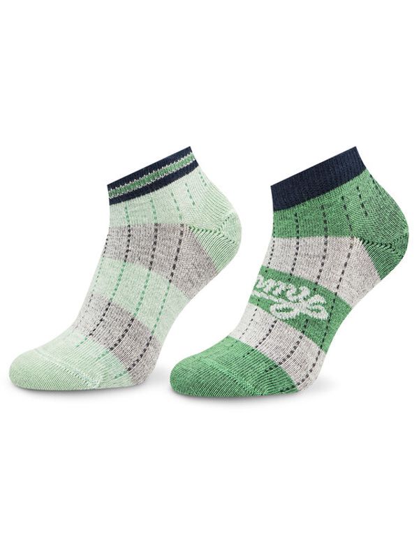 Tommy Hilfiger Tommy Hilfiger Комплект 2 чифта къси чорапи детски 701222667 Зелен
