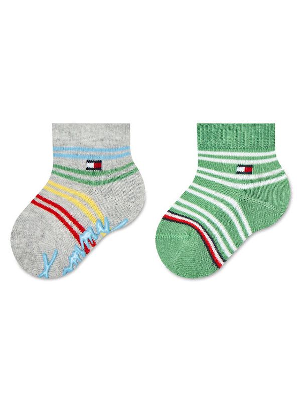 Tommy Hilfiger Tommy Hilfiger Комплект 2 чифта къси чорапи детски 701222671 Цветен