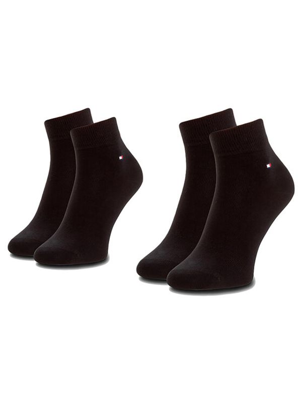 Tommy Hilfiger Tommy Hilfiger Комплект 2 чифта къси чорапи мъжки 342025001 Черен