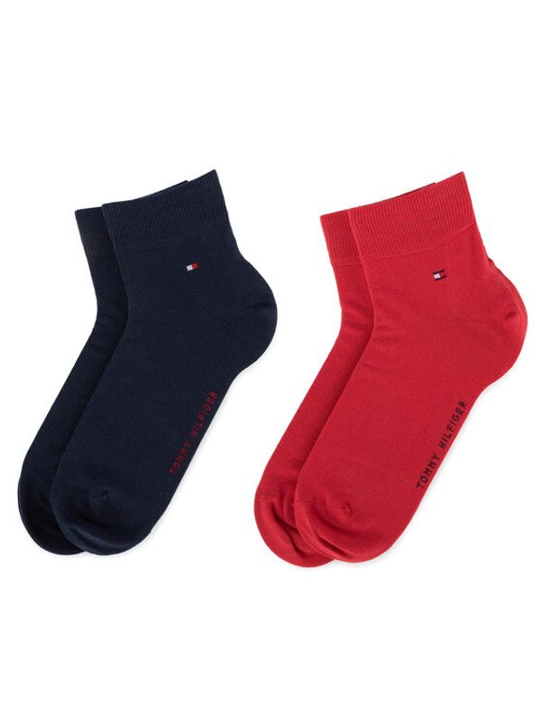 Tommy Hilfiger Tommy Hilfiger Комплект 2 чифта къси чорапи мъжки 342025001 Тъмносин