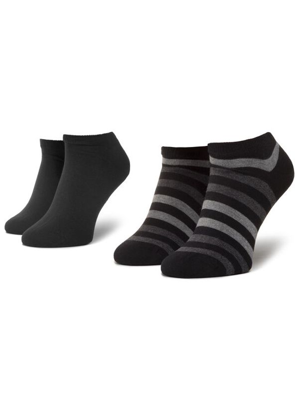 Tommy Hilfiger Tommy Hilfiger Комплект 2 чифта къси чорапи унисекс 382000001 Черен