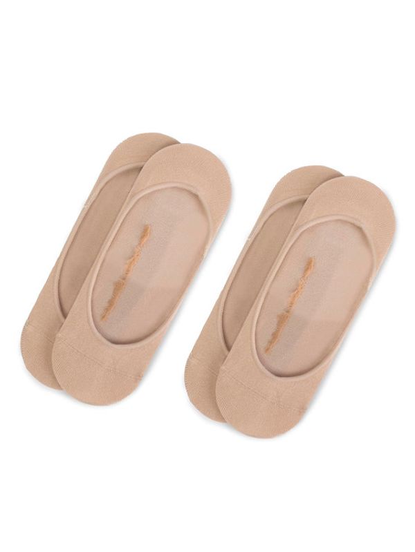 Tommy Hilfiger Tommy Hilfiger Комплект 2 чифта терлик дамски 343025001 Бежов