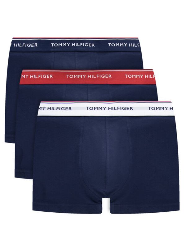 Tommy Hilfiger Tommy Hilfiger Комплект 3 чифта боксерки 3P Trunk 1U87903842 Тъмносин