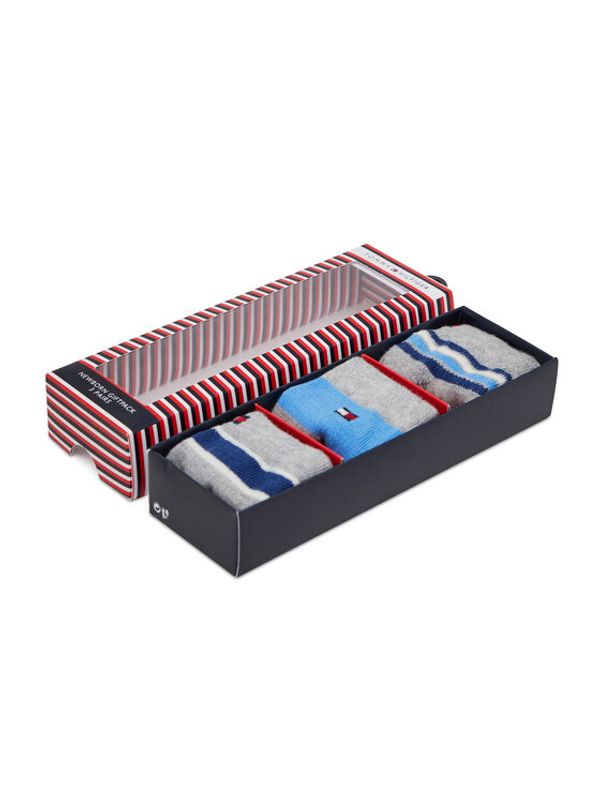 Tommy Hilfiger Tommy Hilfiger Комплект 3 чифта дълги чорапи детски 701210509 Сив
