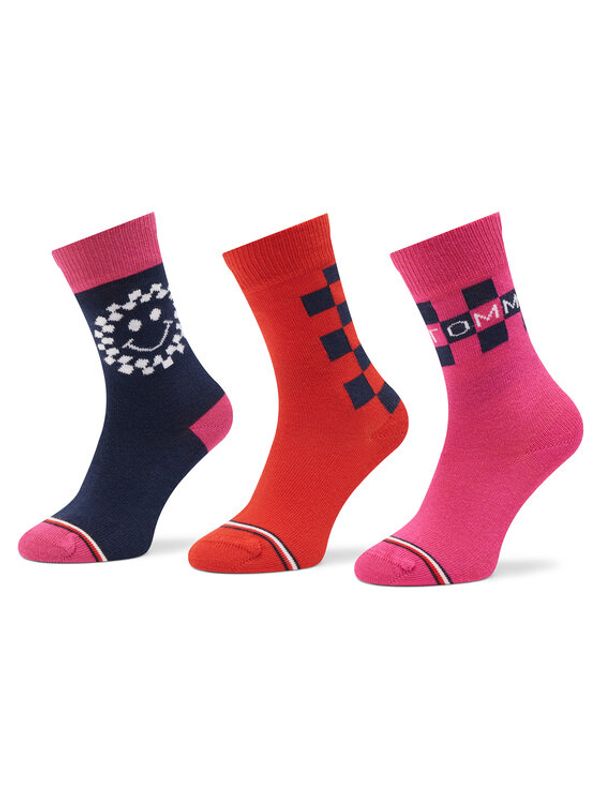 Tommy Hilfiger Tommy Hilfiger Комплект 3 чифта дълги чорапи детски 701220267 Цветен