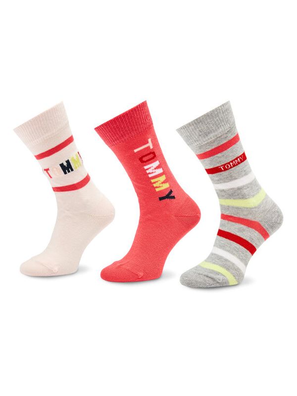 Tommy Hilfiger Tommy Hilfiger Комплект 3 чифта дълги чорапи детски 701222670 Цветен
