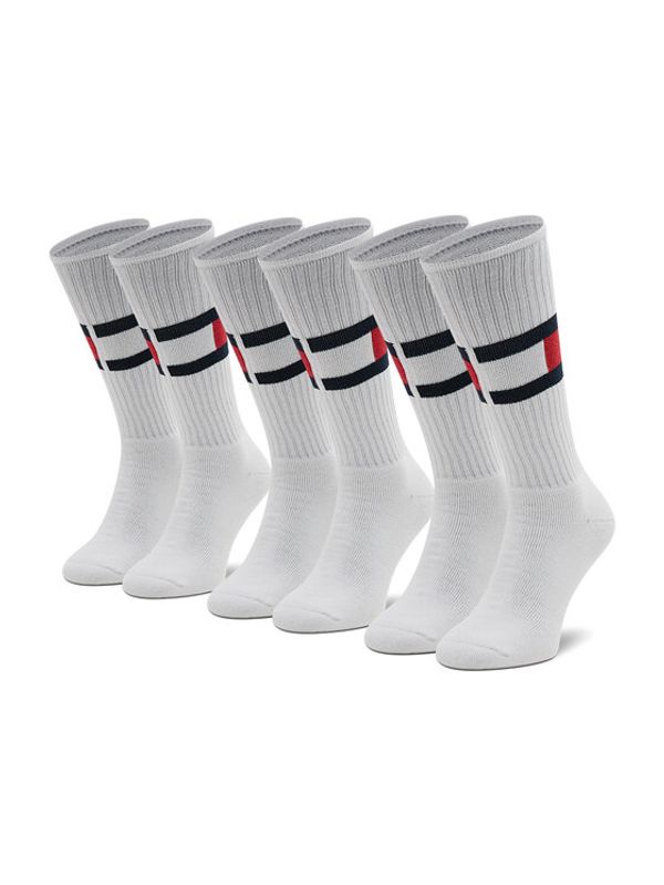 Tommy Hilfiger Tommy Hilfiger Комплект 3 чифта дълги чорапи мъжки 100002978 Бял