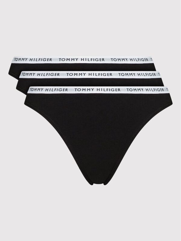 Tommy Hilfiger Tommy Hilfiger Комплект 3 чифта класически бикини UW0UW02828 Черен