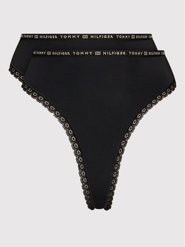 Tommy Hilfiger Tommy Hilfiger Комплект 3 чифта прашки 3p UW0UW02824 Черен