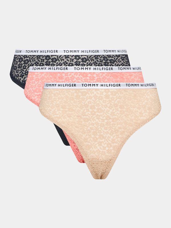 Tommy Hilfiger Tommy Hilfiger Комплект 3 чифта прашки UW0UW04514 Цветен