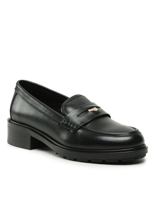 Tommy Hilfiger Tommy Hilfiger лоуфъри с дебела подметка Iconic Loafer FW0FW07412 Черен