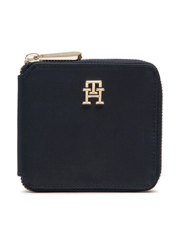 Tommy Hilfiger Tommy Hilfiger Малък дамски портфейл Poppy Med Za AW0AW14644 Тъмносин