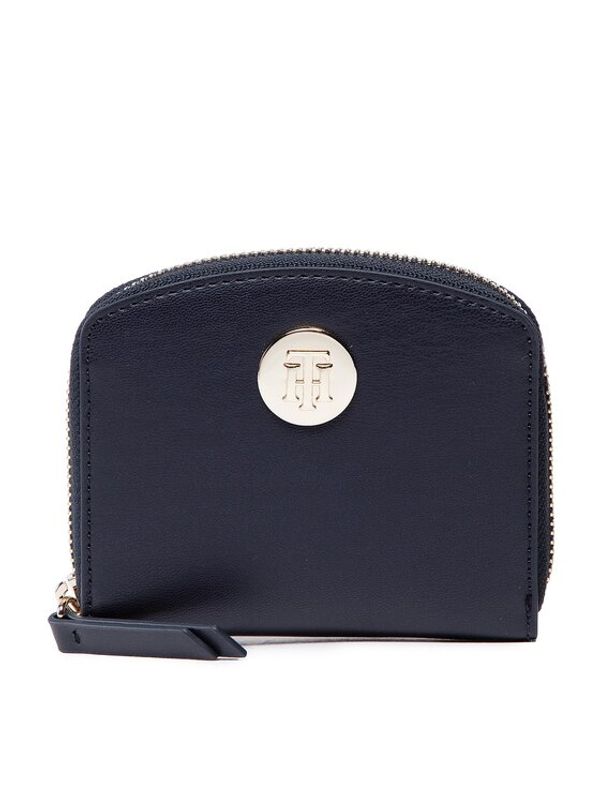 Tommy Hilfiger Tommy Hilfiger Малък дамски портфейл Th Chic Med Wallet AW0AW13654 Тъмносин
