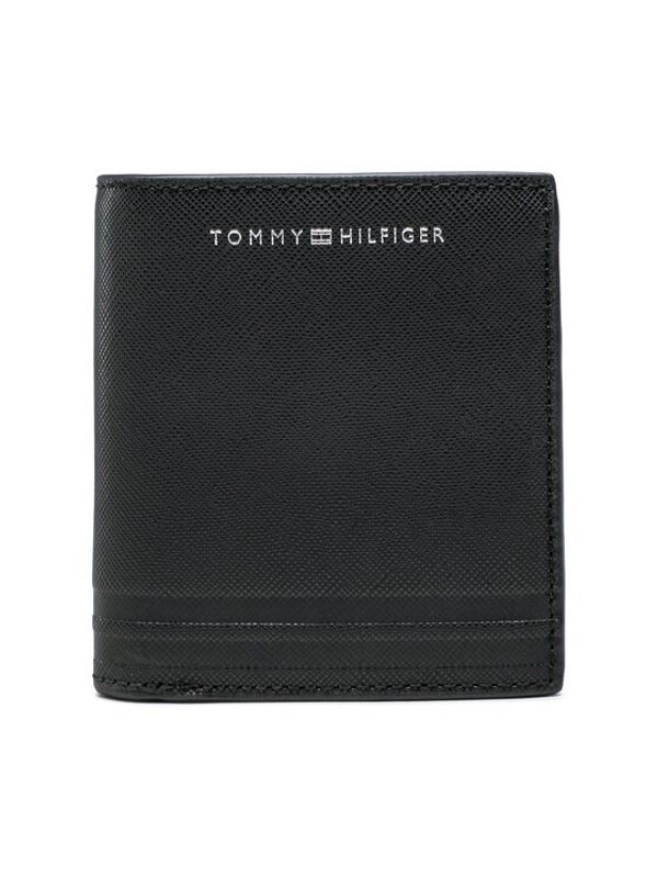Tommy Hilfiger Tommy Hilfiger Малък мъжки портфейл Th Business Leather Trifold AM0AM10984 Черен