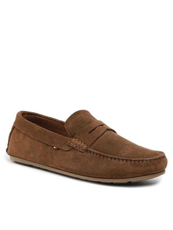 Tommy Hilfiger Tommy Hilfiger Мокасини Casual Hilfiger Suede Driver FM0FM04271 Кафяв