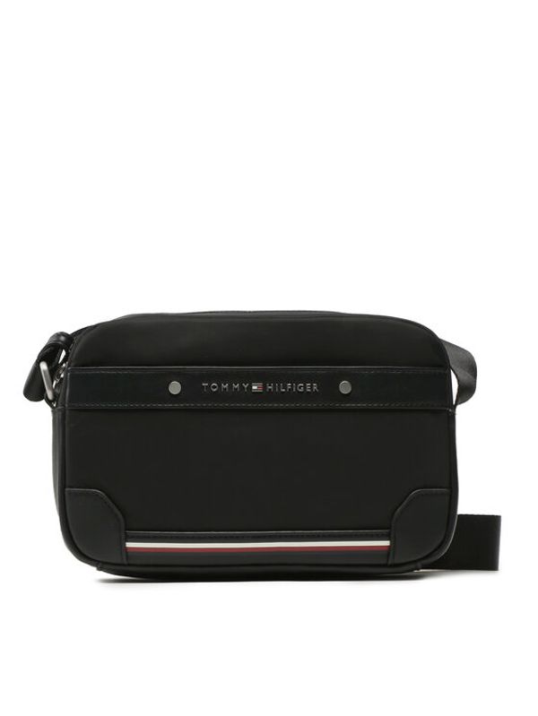 Tommy Hilfiger Tommy Hilfiger Мъжка чантичка Th Central Repreve Ew Reporter AM0AM11383 Черен