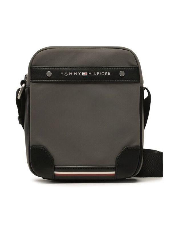 Tommy Hilfiger Tommy Hilfiger Мъжка чантичка Th Central Repreve Mini Reporter AM0AM11303 Сив