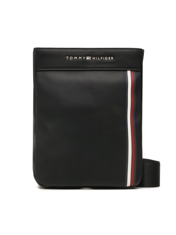 Tommy Hilfiger Tommy Hilfiger Мъжка чантичка Th Pique Pu Mini Crossover AM0AM11313 Черен