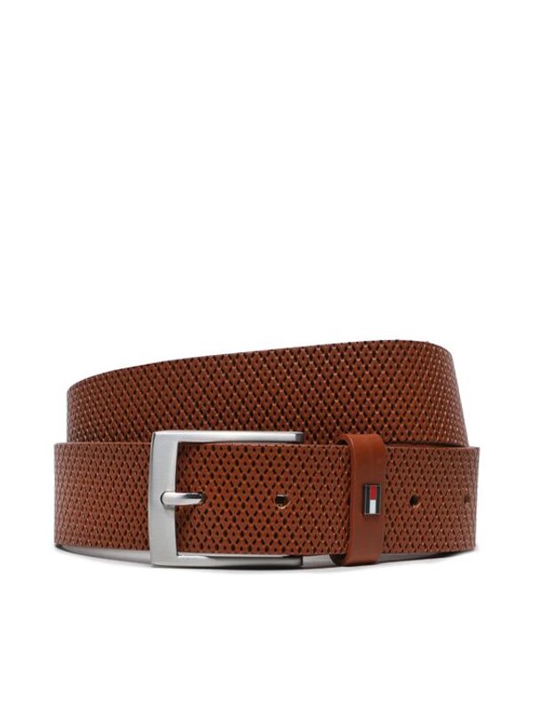 Tommy Hilfiger Tommy Hilfiger Мъжки колан Adan 3.5 Embossed AM0AM11229 Кафяв