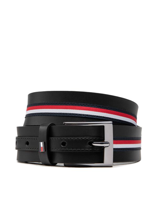 Tommy Hilfiger Tommy Hilfiger Мъжки колан Adan 3.5 Seasonal AM0AM10665 Черен