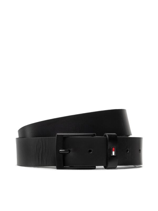 Tommy Hilfiger Tommy Hilfiger Мъжки колан Adan Leather 3.5 AM0AM10335 Черен