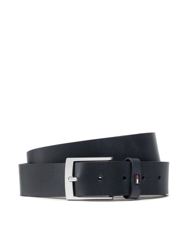 Tommy Hilfiger Tommy Hilfiger Мъжки колан Adan Leather 3.5 AM0AM10335 Тъмносин