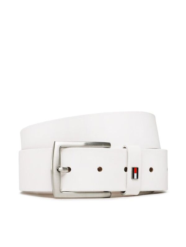 Tommy Hilfiger Tommy Hilfiger Мъжки колан Denton 3.5 AM0AM10838 Бял