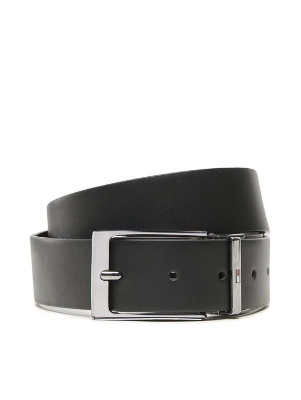 Tommy Hilfiger Tommy Hilfiger Мъжки колан Layton Reversible AM0AM10790 Черен