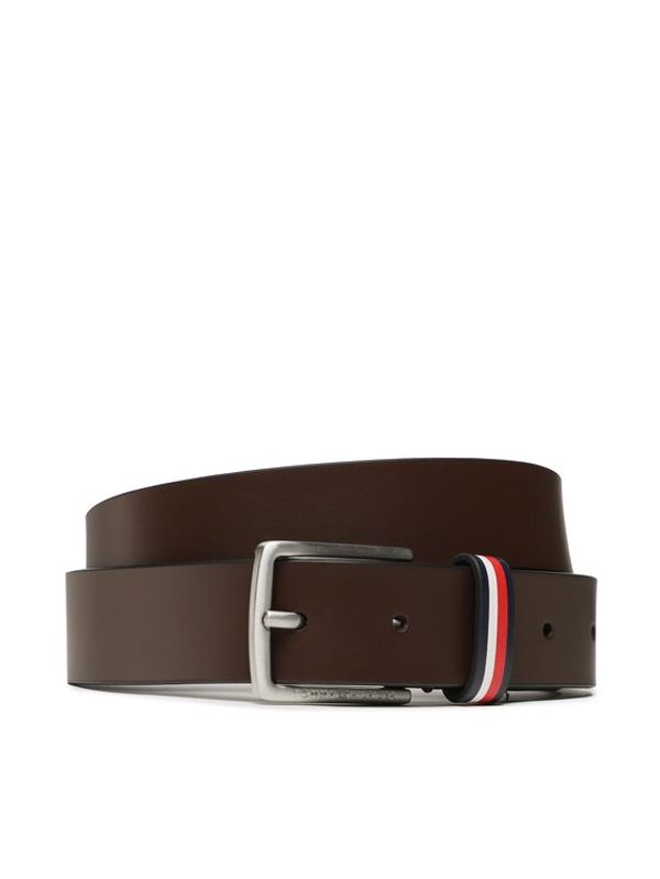Tommy Hilfiger Tommy Hilfiger Мъжки колан Leather Belt AU0AU01677 Кафяв