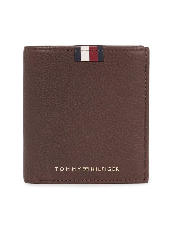 Tommy Hilfiger Tommy Hilfiger Мъжки портфейл Th Corp Leather Trifold AM0AM11597 Кафяв