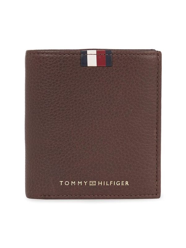 Tommy Hilfiger Tommy Hilfiger Мъжки портфейл Th Corp Leather Trifold AM0AM11597 Кафяв