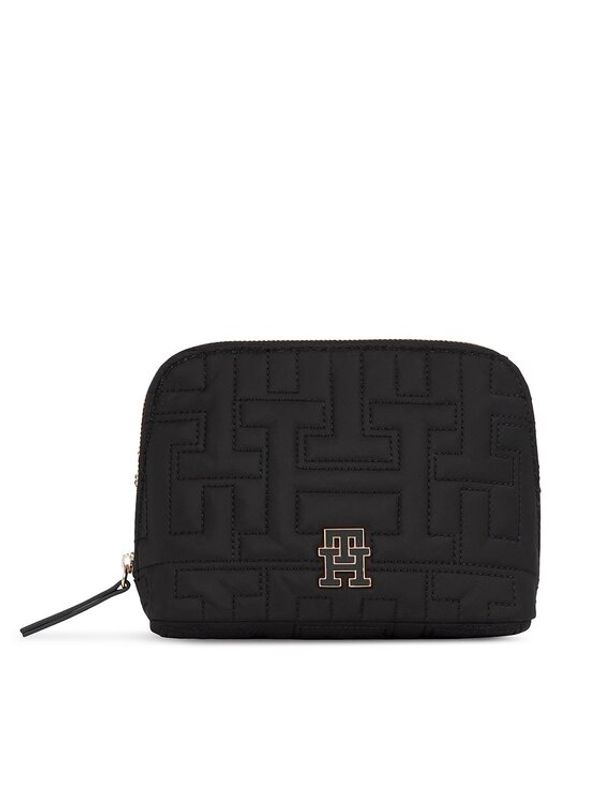 Tommy Hilfiger Tommy Hilfiger Несесер Th Chic Nylon Washbag AW0AW15122 Черен