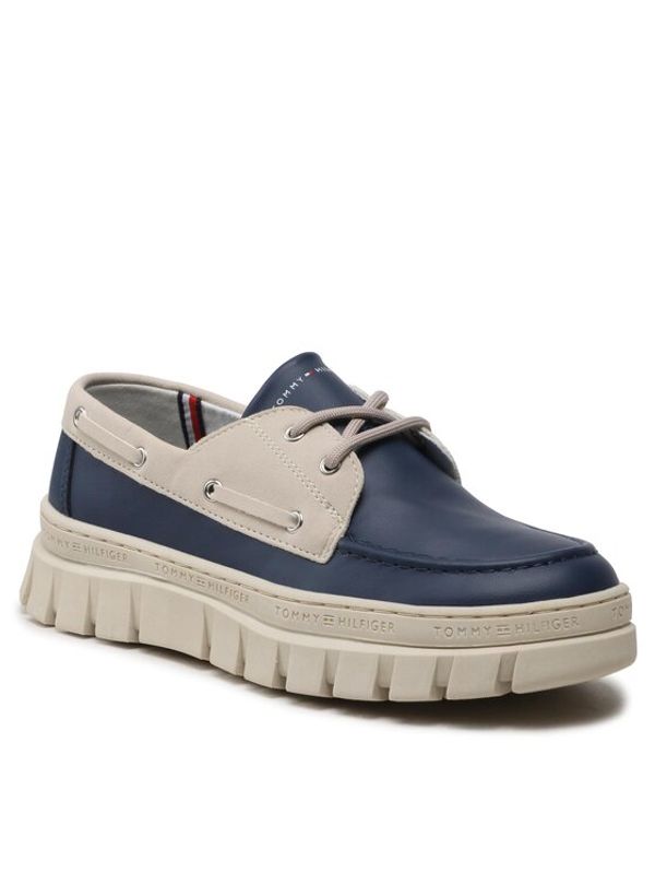 Tommy Hilfiger Tommy Hilfiger Обувки Lace-Up Shoe T3X4-32897-1592X S Тъмносин