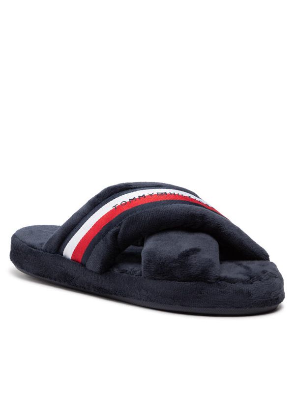Tommy Hilfiger Tommy Hilfiger Пантофи Comfy Home Slippers With Straps FW0FW06587 Тъмносин