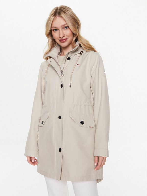 Tommy Hilfiger Tommy Hilfiger Парка WW0WW38778 Бежов Regular Fit