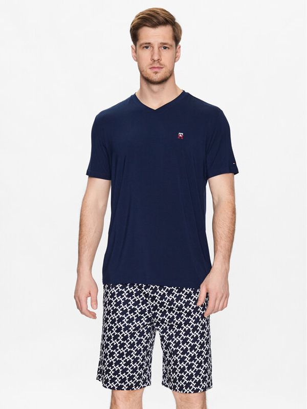 Tommy Hilfiger Tommy Hilfiger Пижама Print UM0UM02810 Тъмносин Regular Fit