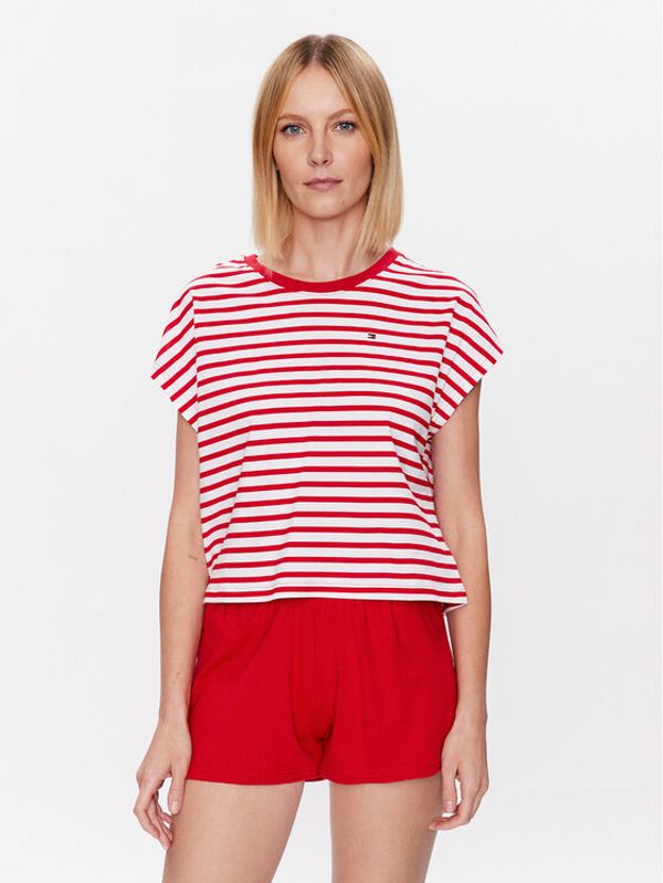 Tommy Hilfiger Tommy Hilfiger Пижама UW0UW04150 Червен Regular Fit