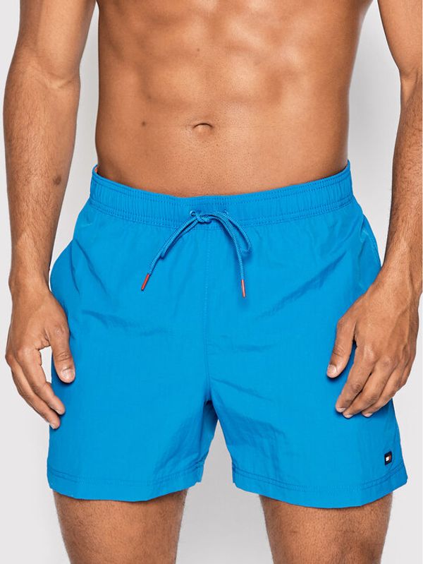 Tommy Hilfiger Tommy Hilfiger Плувни шорти Medium UM0UM02041 Син Slim Fit