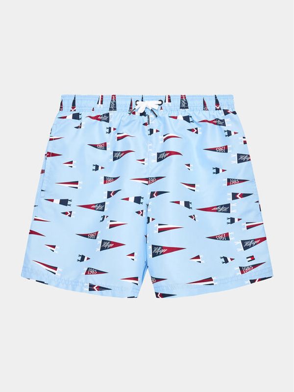 Tommy Hilfiger Tommy Hilfiger Плувни шорти UB0UB00484 Син Regular Fit