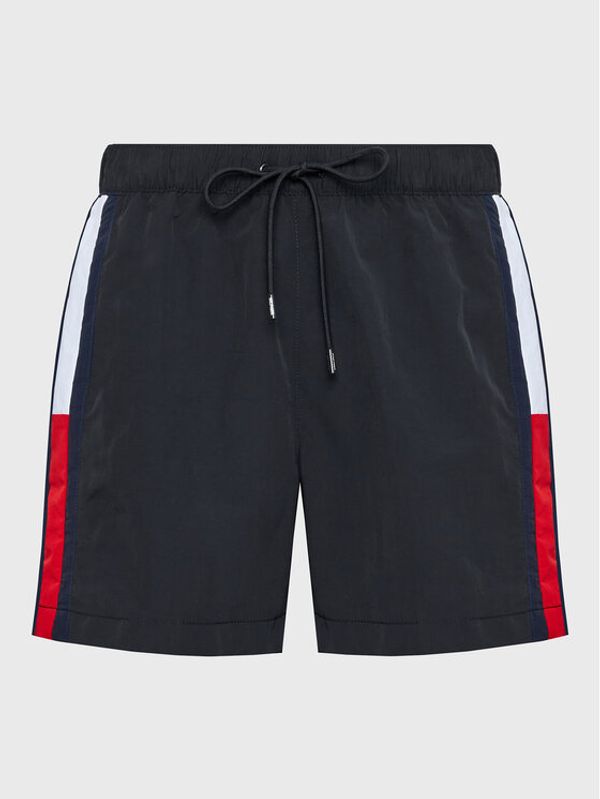 Tommy Hilfiger Tommy Hilfiger Плувни шорти UM0UM02730 Черен Slim Fit