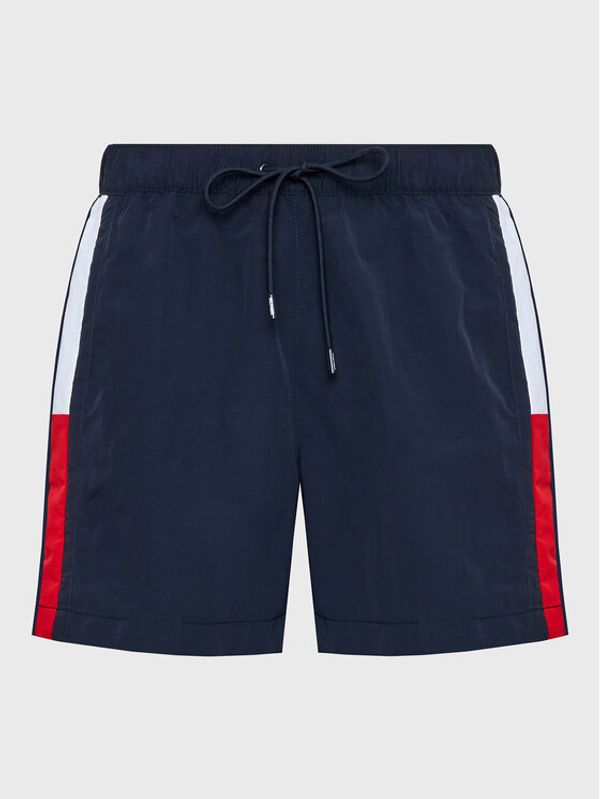 Tommy Hilfiger Tommy Hilfiger Плувни шорти UM0UM02730 Тъмносин Slim Fit