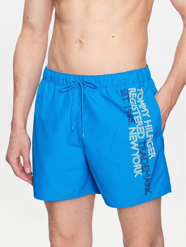 Tommy Hilfiger Tommy Hilfiger Плувни шорти UM0UM02742 Син Regular Fit