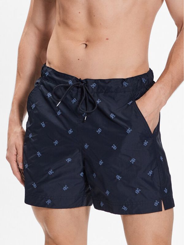 Tommy Hilfiger Tommy Hilfiger Плувни шорти UM0UM02792 Тъмносин Slim Fit