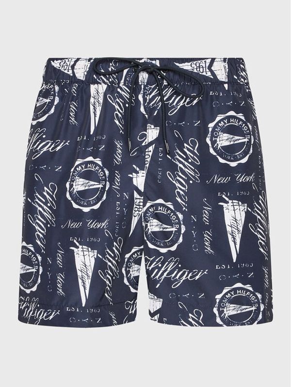 Tommy Hilfiger Tommy Hilfiger Плувни шорти UM0UM02827 Тъмносин Regular Fit