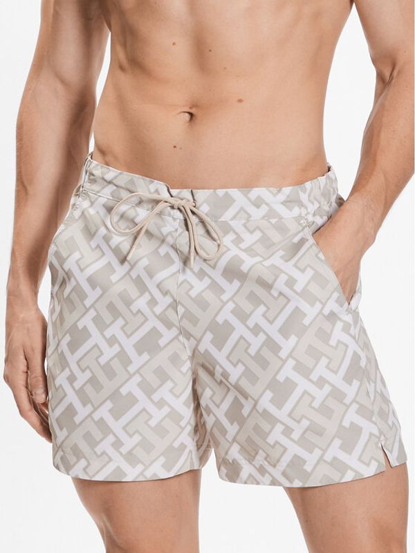 Tommy Hilfiger Tommy Hilfiger Плувни шорти UM0UM02846 Бежов Slim Fit