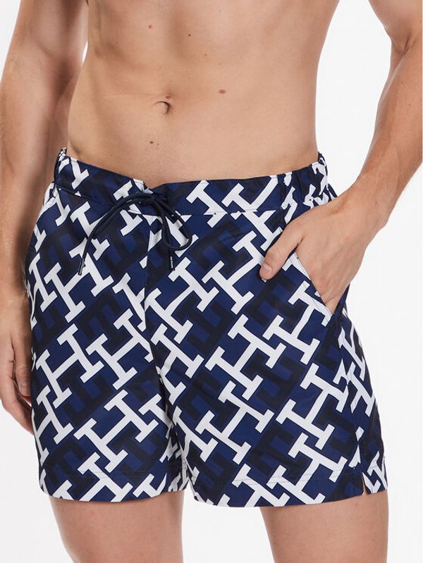 Tommy Hilfiger Tommy Hilfiger Плувни шорти UM0UM02846 Тъмносин Slim Fit