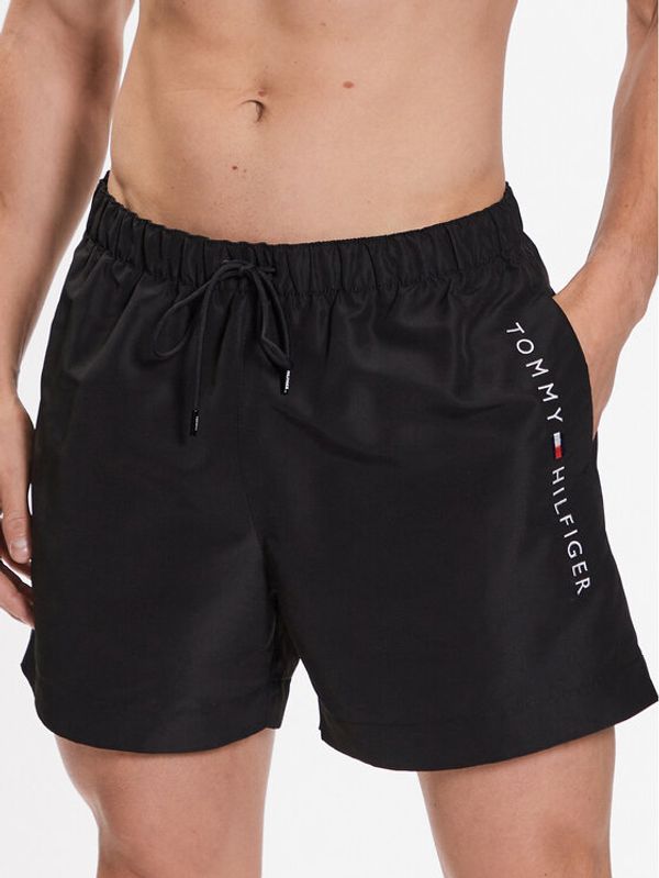 Tommy Hilfiger Tommy Hilfiger Плувни шорти UM0UM02885 Черен Regular Fit