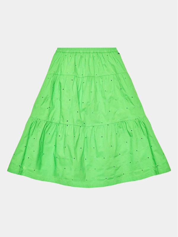 Tommy Hilfiger Tommy Hilfiger Пола Monogram Broderie KG0KG07271 D Зелен Regular Fit