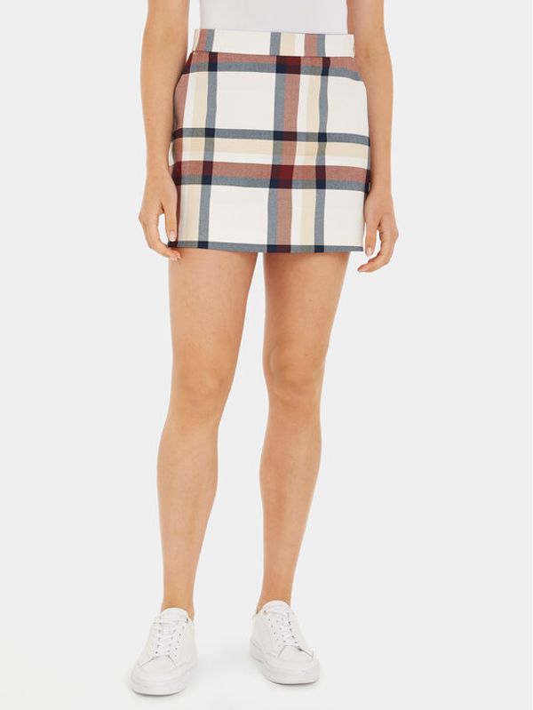 Tommy Hilfiger Tommy Hilfiger Пола тип трапец WW0WW39104 Екрю Regular Fit